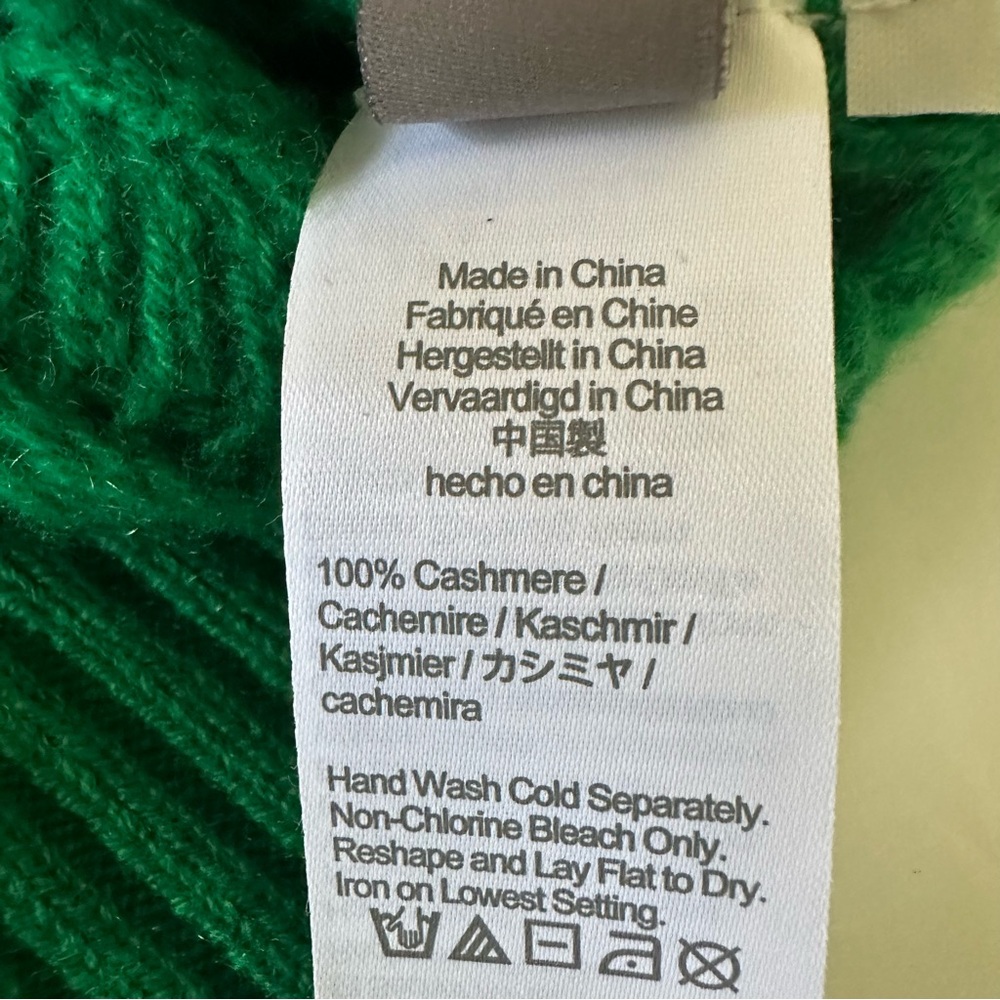 J.Crew Cashmere Pointelle Sweater Vest Green Preppy Classic Knit Size S - Picture 10 of 11